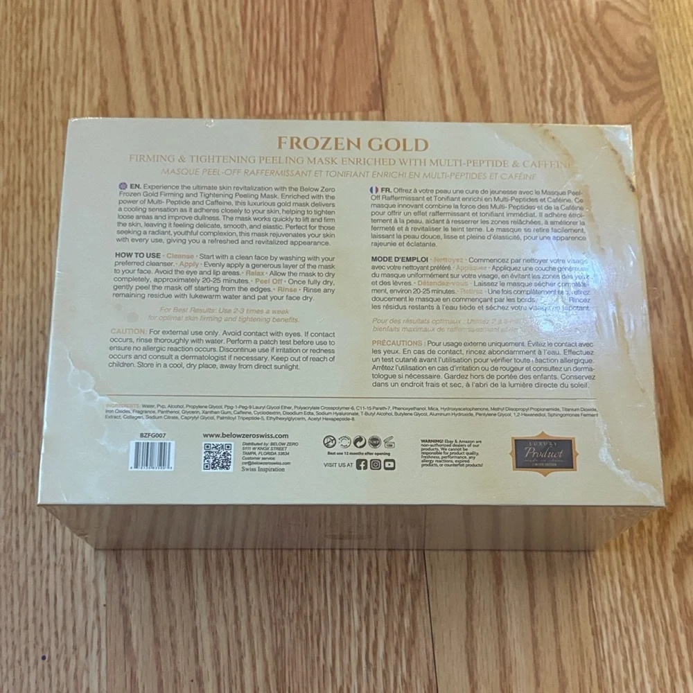 Frozen Gold Peeling Mask BY BELOW ZERO - Picture 4 of 4